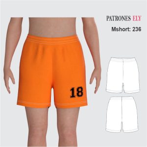 MOLDE SHORT DEPORTIVO MUJER 236